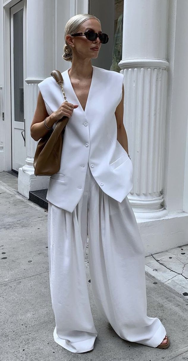 White vest blazer hotsell